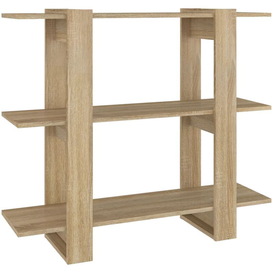 Book Cabinet/Room Divider Sonoma Oak 100x30x87 cm Vidaxl Brown