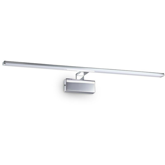Ideal Lux Lighting - Ideal Lux alma - Integrated led Picture Wall Lamp 1 Light Chrome 3000K