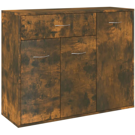 Sideboard Smoked Oak 88x30x70 cm Engineered Wood Vidaxl Brown