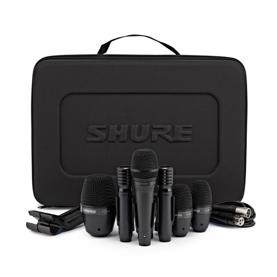 Shure PGADRUMKIT6 Drum Microphone Kit 6 Piece