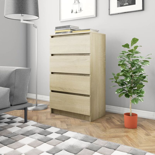 Sideboard Sonoma Oak 70x40x97 cm Chipboard VDTD31566 - Topdeal