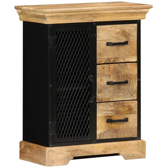 Sideboard 60x30x75 cm Solid Mango Wood - Brown