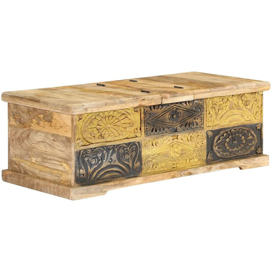Hommoo - Coffee Table 100x50x35 cm Solid Mango Wood VD13730