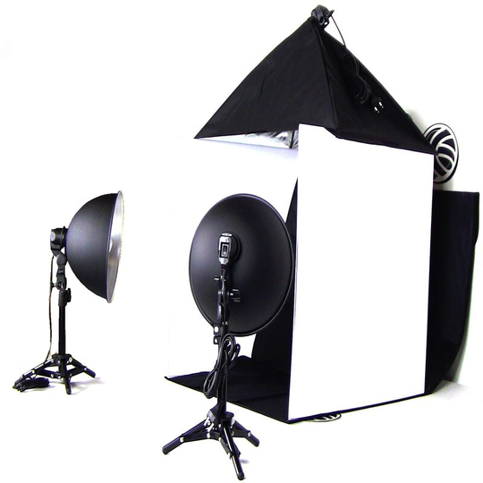 Bematik - Portable Photo Studio 60cm softbox and spotlights