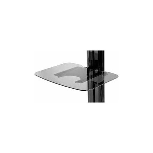 Peerless ACC-GS1 multimedia cart accessory Black Tempered glass Shelf
