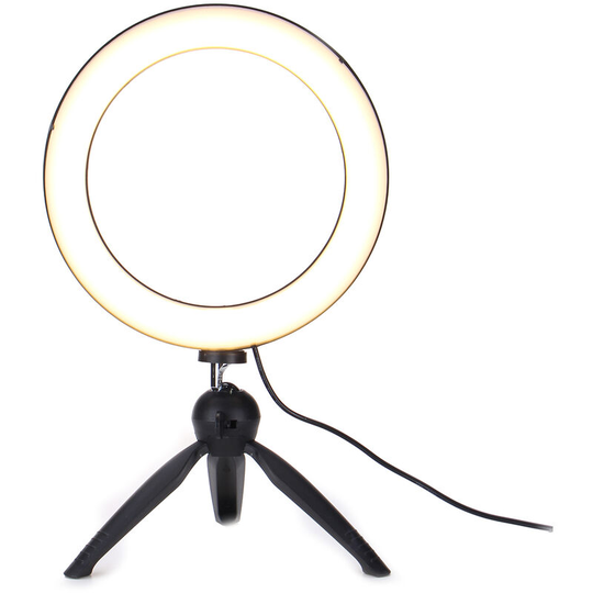 Augienb - led Studio Ring Light Dimmable Phone Selfie Makeup Video Live Lamp 22cm