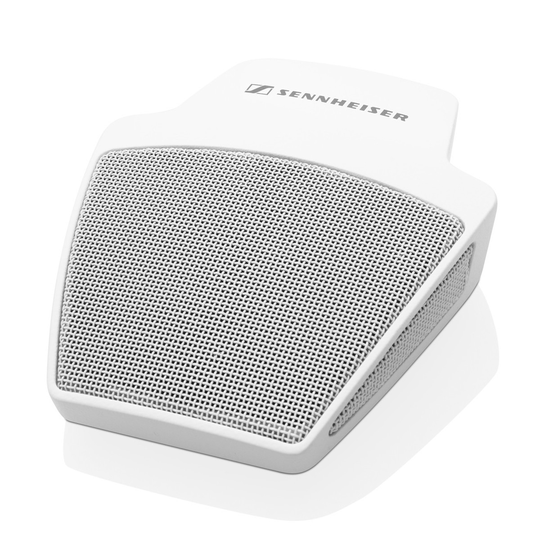 Sennheiser MEB 114 W Cardioid Table Boundary Microphone White