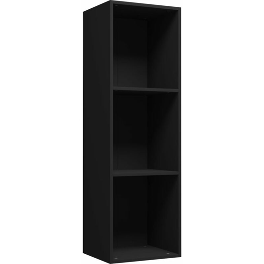 Book Cabinet/TV Cabinet Black 36x30x114 cm Engineered Wood Vidaxl Black