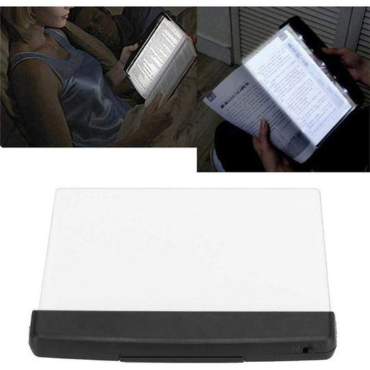 Aougo - Reading Light, Portable led Reading Bright Light Lamp Board Book Light for Night Reading