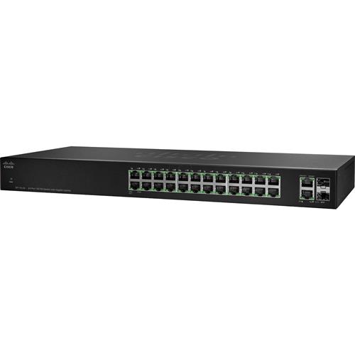 Cisco SF112-24 Unmanaged L2 Fast Ethernet (10/100) Black 1U