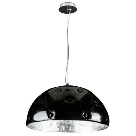 Linea Verdace Chesterfield 3 Light Dome Pendant Ceiling Lights Black