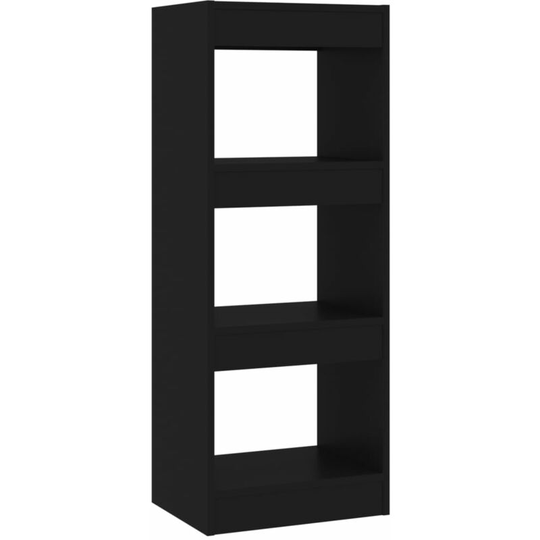 Vidaxl - Book Cabinet/Room Divider Black 40x30x103 cm Engineered Wood Black
