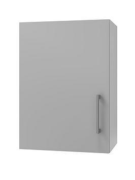 Manor Interiors Genoa Light Grey Wall Unit 500Mm (Left Hand Hinged)
