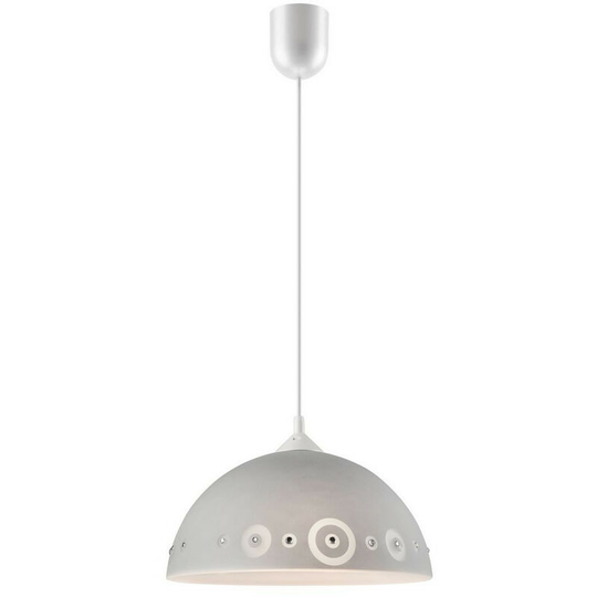 Dome Pendants Ceiling Light Grey, 1x E27