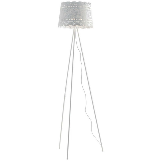 Fan Europe Lighting - Fan Europe cluny 3 Light Tripod Floor Lamp White 40x168cm