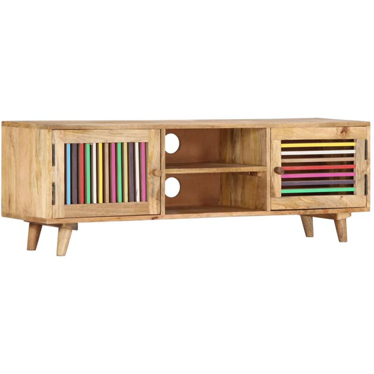 Devenirriche - tv Cabinet 120x30x40 cm Solid Mango Wood - Brown