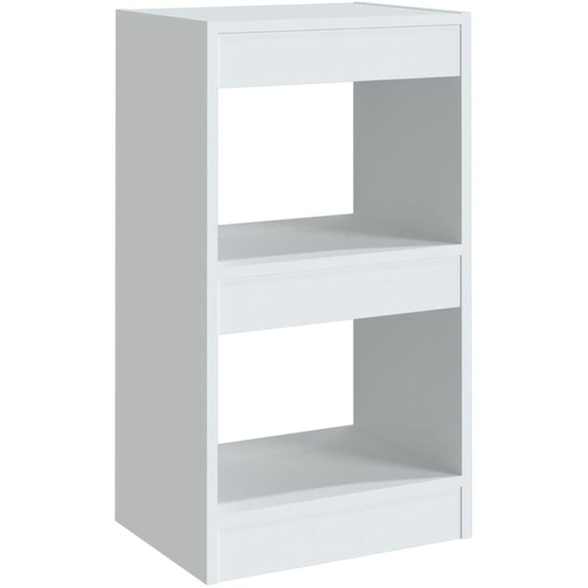 Book Cabinet/Room Divider White 40x30x72 cm Vidaxl White