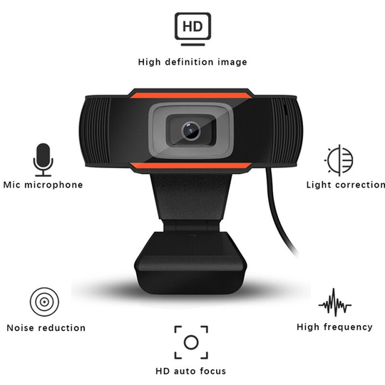 Asupermall - 1080P hd Webcam Streaming Camera for Gaming Meetings Portable Desktop Webcam usb Computer Camera Free Drive Installation Fast autofocus