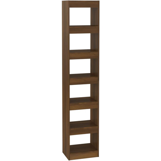 Book Cabinet/Room Divider Brown Oak 40x30x198 cm vidaXL - Brown