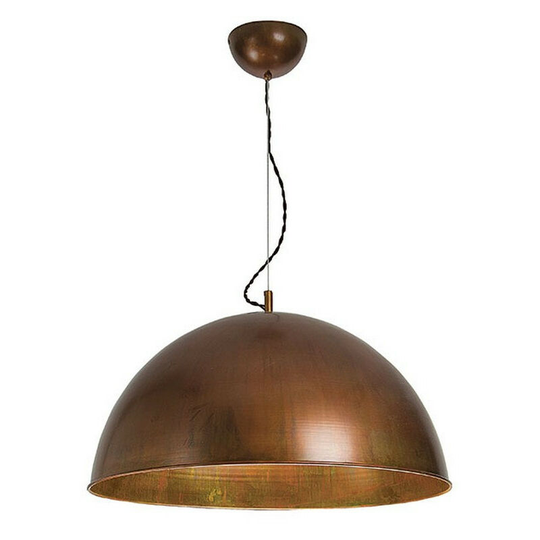 Larissa Koilani Dome Ceiling Pendant 1 Light Metal Copper Rusty