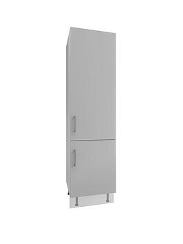Manor Interiors Genoa Light Grey Tall Larder Unit 600Mm (Right Hand Hinged)