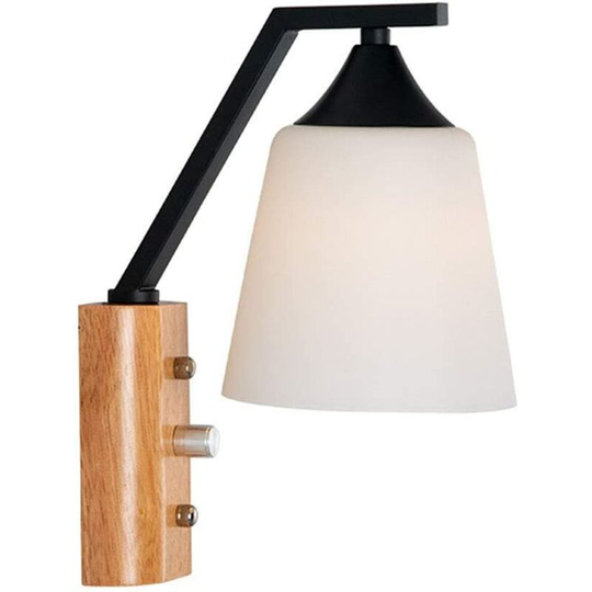 Aougo - Creative Wall Sconce Lighting Wall Washer Light Modern Black Stair Aisle