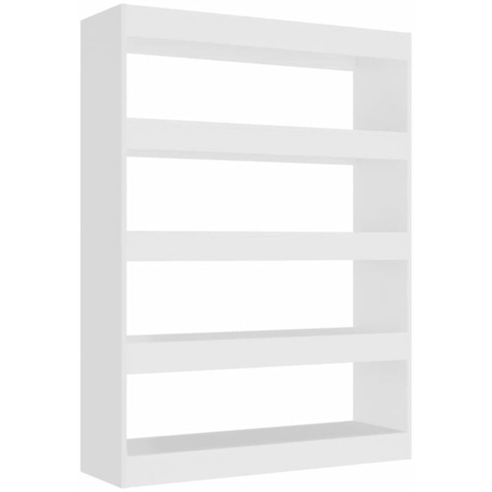 Book Cabinet/Room Divider White 100x30x135 cm vidaXL - White