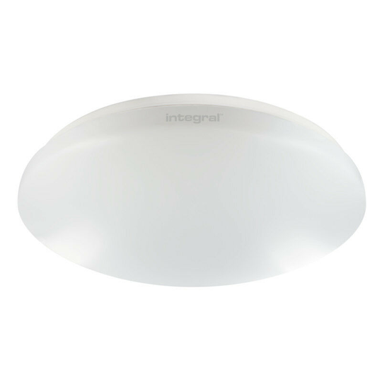 Integral Led Lighting - Integral Value + Ceiling/Wall Light 350mm Dia. IP44 1600LM 21W 4000K 100 Beam Non Dimmable 76LM/W
