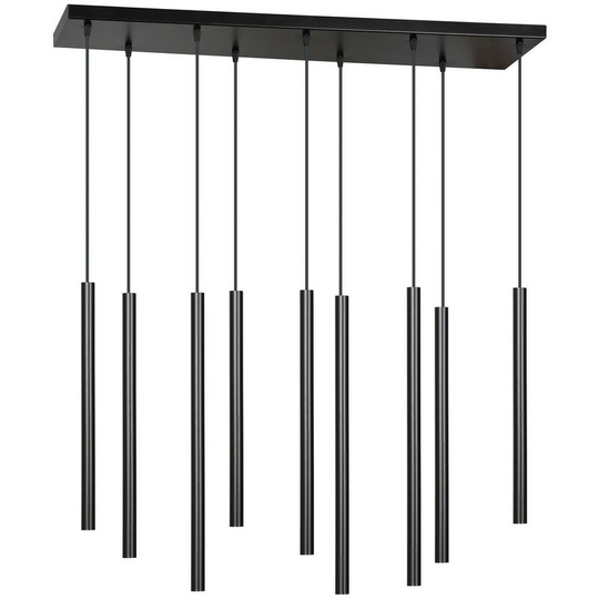 Emibig Lighting - Emibig Selter Black Cluster Pendant Ceiling Light 9x G9