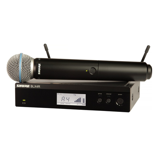 Shure BLX24RE/B58-S8 Rack Mount Wireless Microphone System