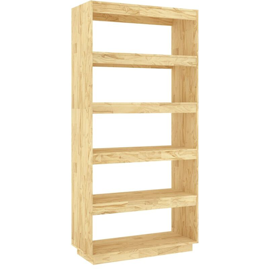 Book Cabinet/Room Divider 80x35x167 cm Solid Pinewood vidaXL - Brown