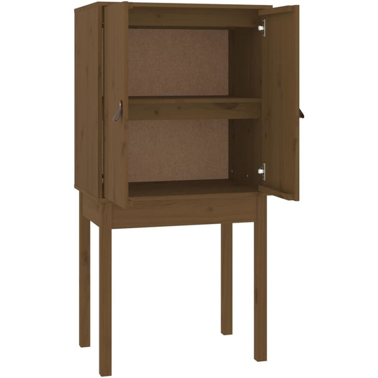 Highboard Honey Brown 60x40x120 cm Solid Wood Pine Vidaxl Brown