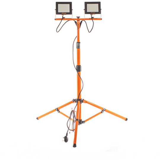 Vaunt - 240V 2 x 20W Site Floodlight with Tripod - White
