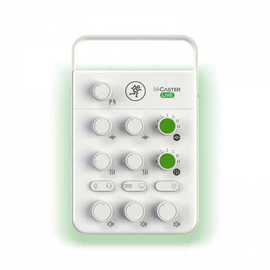 Mackie M.Caster Live Portable Live Streaming Mixer White