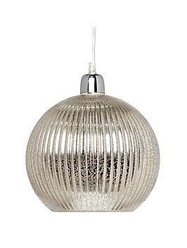 Ameya Mercury Globe Ceiling Light - Mercury/Chrome