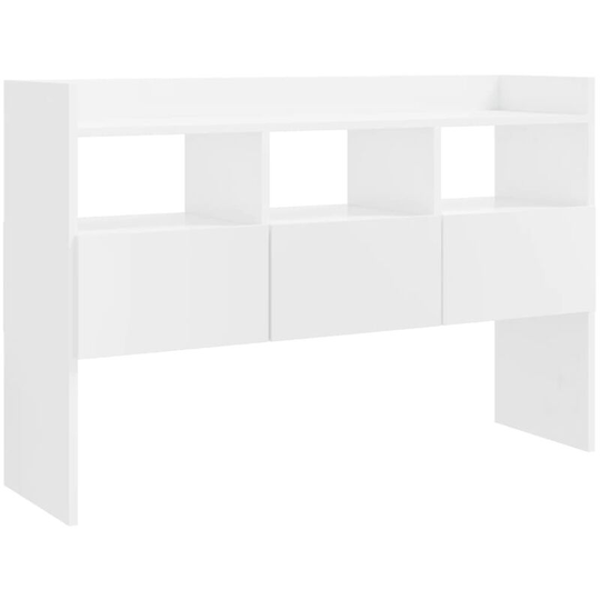 Sideboard High Gloss White 105x30x70 cm Engineered Wood vidaXL - White