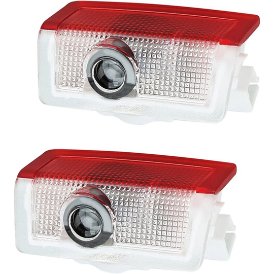 Aougo - led Car Projector Light, Car Door Welcome Light, Car led Welcome Logo Light Compatible with abce gl g glc glc gls ml m Class W246 W176 W205