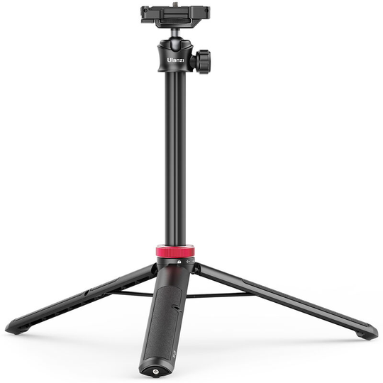 Ulanzi - Extendable Mini Tripod Stand Flexible Portable Selfie Stick with 360¡ã Rotatable Ball Head Quick Release Plate Phone Clip Max. Load Bearing
