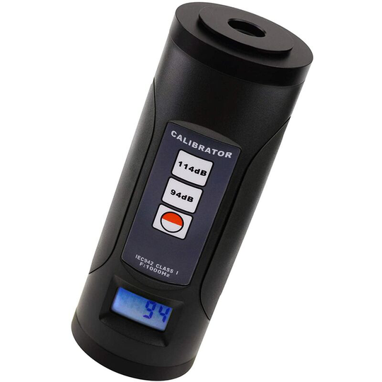 Modou - 94db and 114db Digital Sound Level Meter Calibrator for 1/2' and 1' Inch Microphone Decibel Calibration Tool