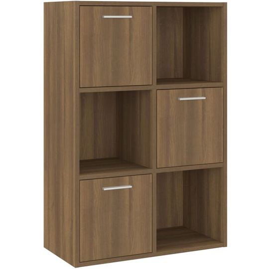 Storage Cabinet Brown Oak 60x29.5x90 cm Vidaxl Brown