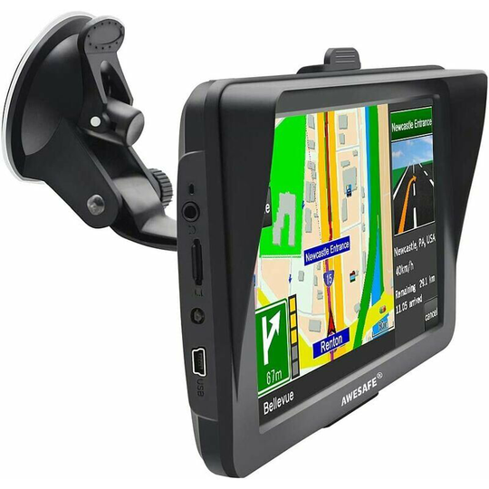 Truck gps 7 Inch Europe 52 Map Touch Screen Auto Navigation System Use in Truck and Car
