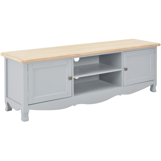 Devenirriche - tv Cabinet Grey 120x30x40 cm Wood - Grey