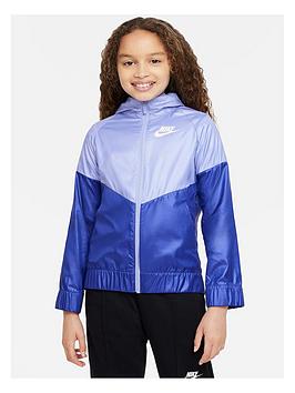 Nike Older Girls Nsw Windready Jacket - Light Purple, Light Purple, Size Xs=7-8 Years, Women