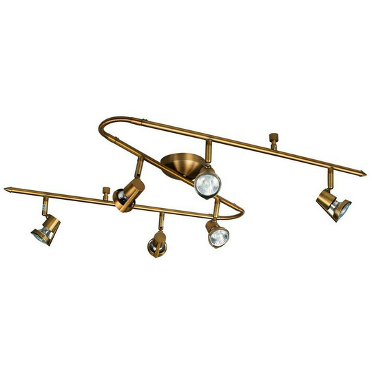 Linea Verdace Lighting - Linea Verdace Balk 6 Light Spotlight Bar Bronze