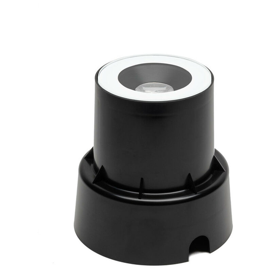 Konstsmide Lighting - Konstsmide Recessed Ground Outdoor Effect Light Spot High Power led 6W - White - Glass Top, IP65