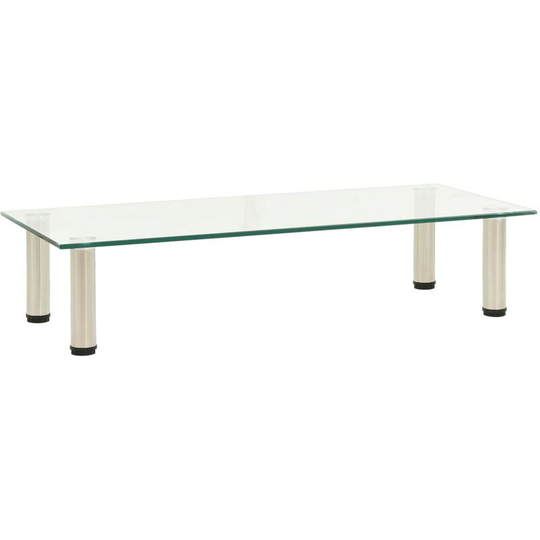 Tv Stand Transparent 80x35x17 cm Tempered Glass Vidaxl Transparent