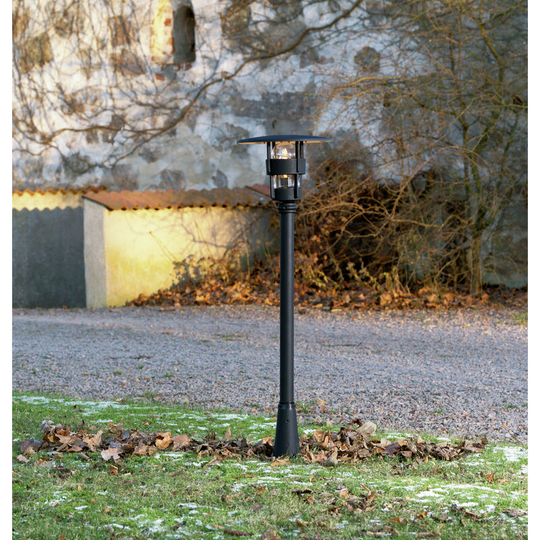 Konstsmide Lighting - Konstsmide Freja Outdoor Classic Matt Black Post Light, IP23