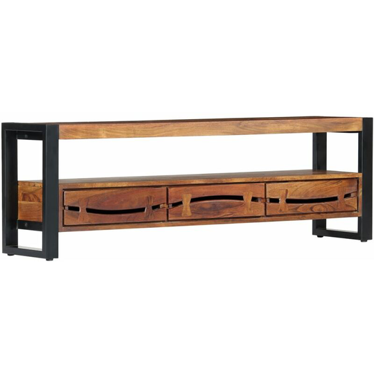 Topdeal - tv Cabinet 140x30x45 cm Solid Acacia Wood VDTD13588