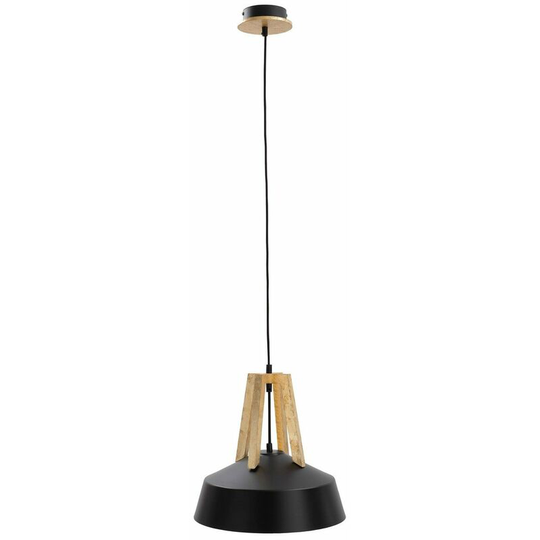 Keter Trix Dome Pendant Ceiling Light Black, Gold, 34cm, 1x E27