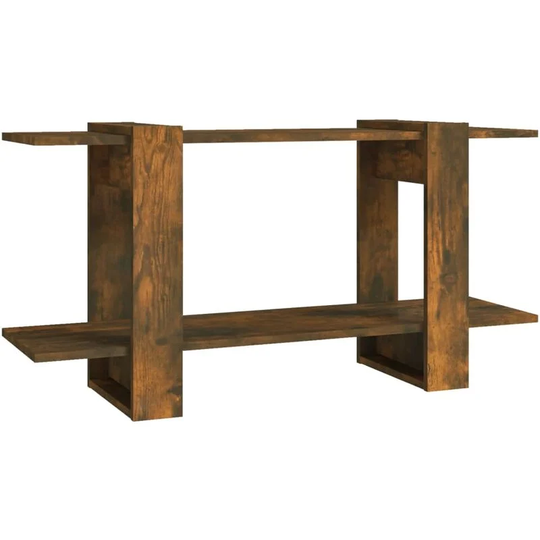 Book Cabinet Smoked Oak 100x30x51 cm Engineered Wood vidaXL - Brown